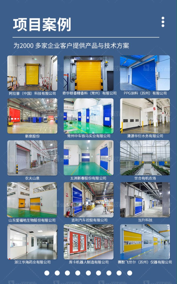 保溫拉鏈快速門