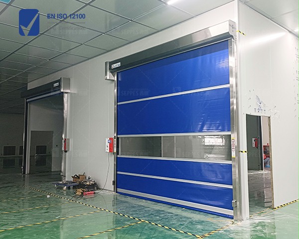 彩虹顯示器件不銹鋼快速門